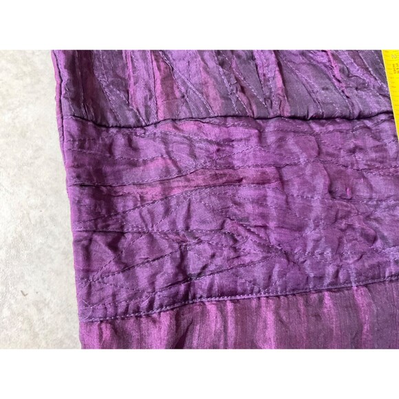 JASMINE Hand-loomed 100% Silk crinkle cocktail wedding, formal dress sz. Medium - Picture 12 of 14